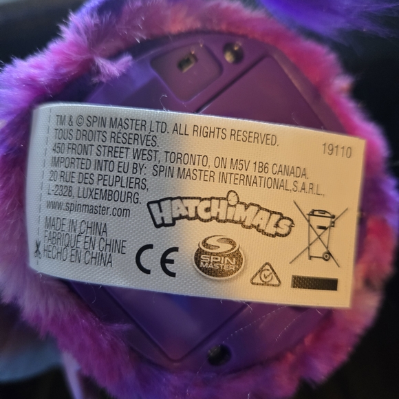Hatchimal, Purple and Pink Plush Toy, Part of the Twin ( Ligull Set) - Picture 5 of 11